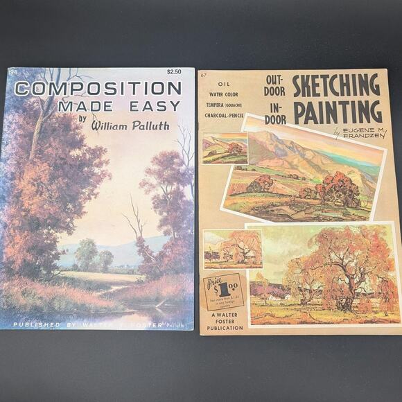 Vintage Walter T. Foster Art Instruction Oversize Softcover Book Lot Drawing - Picture 2 of 16